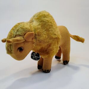 Vintage Buffy The All American Buffalo 🦬 8" Stuffed Plushie Toy 30s 40s (?)